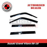 TRADIESCHOICE Weathershields Weather Shields Window Visors for Suzuki Grand Vitara 2006-2018 | New